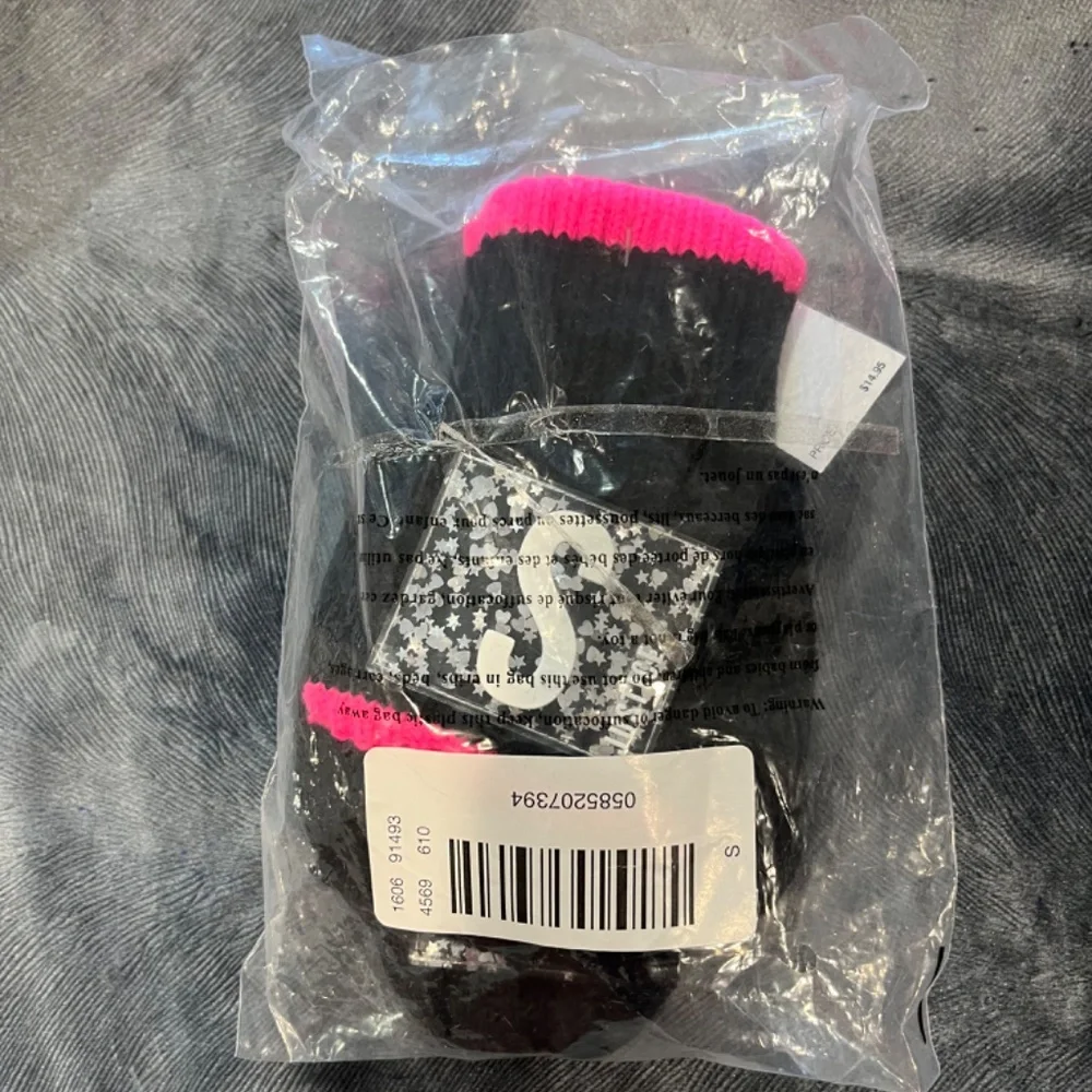 Justice girls gloves and hat set